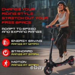 J11 MAX Folding Electric Scooter with Seat 1200W Motor 48V/18AH 34MPH 11'' Tires