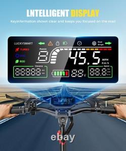 J15MAX 48v 18AH 1600W Electric Scooter For Adult 10Off Road Fat Tires Speed