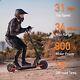 JOYOR S5 Motorized Fast Electric Scooter 10 Tires 800W 37 MPH Adult Open Box