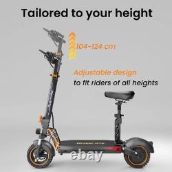 JUNLING 1000W 32MPH 34Miles Electric Scooter Adult Road Legal Off Road E Scooter