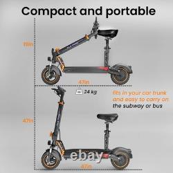 JUNLING 1000W 32MPH 34Miles Electric Scooter Adult Road Legal Off Road E Scooter
