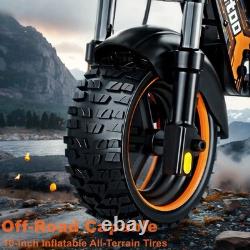 JUNLING 1000W 32MPH 34Miles Electric Scooter Adult Road Legal Off Road E Scooter