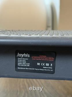 Joyhis J078 Folding 350W Kick Electric Scooter for Adults, Black/Gray