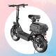 K9 Adults Electric Scooter 650W with Seat 14 Tire 36V 13AH 20MPH 30Miles RangM9