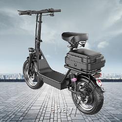 K9 Adults Electric Scooter 650W with Seat 14 Tire 36V 13AH 20MPH 30Miles RangM9