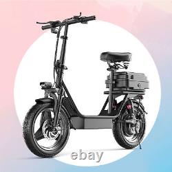 K9 Adults Electric Scooter 650W with Seat 14 Tire 36V 13AH 20MPH 30Miles RangM9