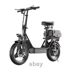 K9 Adults Electric Scooter 650W with Seat 14 Tire 36V 13AH 20MPH 30Miles RangM9