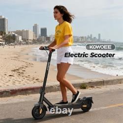 KOWOEE Adult Electric Scooter 500W Motor 8.5Solid Tires 20Mph 20 Miles Range