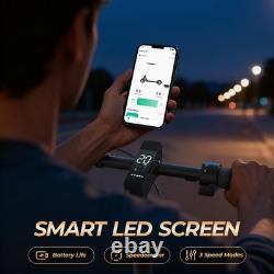 KOWOEE Adult Electric Scooter 500W Motor 8.5Solid Tires 20Mph 20 Miles Range