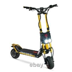 Kaabo Wolf King GT 11inch Scooter Sport Minimotor 72V Gold Street Tires