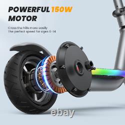 Kick Electric Scooter for Kids and Adults Urban Commuter LED Folding E-Scooter