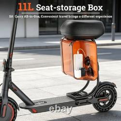 LADPED Adults Electric Scooter with Seat 8.5 19MPH Commuter E-Scooter 15Miles