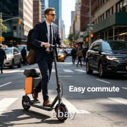 LADPED Adults Electric Scooter with Seat 8.5 19MPH Commuter E-Scooter 15Miles