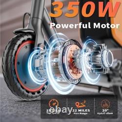LADPED Electric Scooter with Seat for Adults 19MPH Folding Commuter E-Scooter