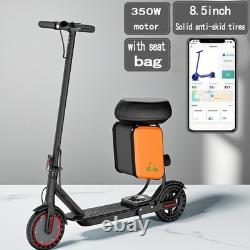 LADPED Electric Scooter with Seat for Adults 8.5 Solid 19MPH Commuter E-Scooter