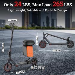 LADPED Electric Scooter with Seat for Adults 8.5 Solid 19MPH Commuter E-Scooter