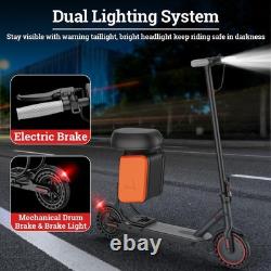 LADPED Electric Scooter with Seat for Adults 8.5 Solid 19MPH Commuter E-Scooter