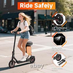 LADPED Electric Scooter with Seat for Adults 8.5 Solid 19MPH Commuter E-Scooter