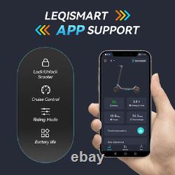 LEQISMART 350W Adult Electric Scooter 25Kph Max Speed 30KM Long Range With APP