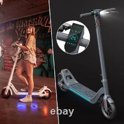 LEQISMART A8 Adult Electric Scooter Folding Scooter 630W Motor Long Range -BLACK