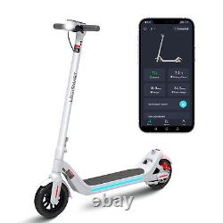 LEQISMART A8 Adult Electric Scooter, Max 630W Motor, UP to 28Miles, IPX5 & APP