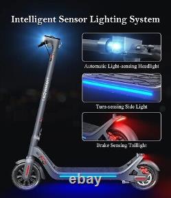 LEQISMART A8 Electric Scooter Adults, UP to 28 Miles, 9Air Filled Tires & 25KPH