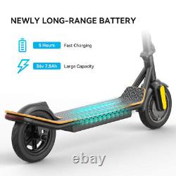 LEQISMART Adult Electric Scooter Long Range Folding Safe Urban Commuter eScooter