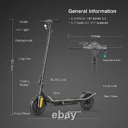 LEQISMART Adult Electric Scooter Long Range Folding Safe Urban Commuter eScooter