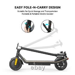 LEQISMART Adult Electric Scooter Long Range Folding Safe Urban Commuter eScooter