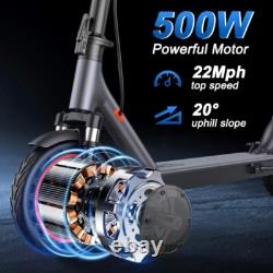 Ladped 10 500W E Scooter Adults Foldable Electric Scooter Dual Shock Absorption