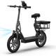 Ladped 500W Adults Electric Scooter 28Mi Long Range 14'' Tires Folding With Seat
