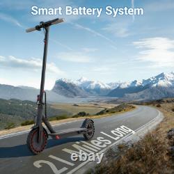 Ladped Adult Electric Scooter 350w Long Range 18km/30km Speed 19mph 5.2/10.5 Ah