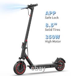 Ladped Electric Scooter 10.5AH Dual Suspension Foldable 19MPH shock absorption