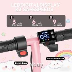 Ladped Foldable Electric Scooter 750W Peak Motor 19-22MPH 10-28Miles Adults/Kids