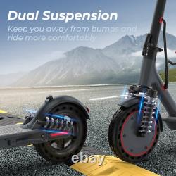 Ladped Folding Electric Scooter, 10 Solid Tires, 500W Motor, 22Mph 22 Miles