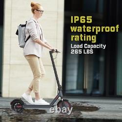 Ladped Folding Electric Scooter, 10 Solid Tires, 500W Motor, 22Mph 22 Miles