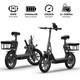 Ladped LPBS Electric Scooter with Seat 750W 22MPH 28 Miles Range 14 ESCOOTER