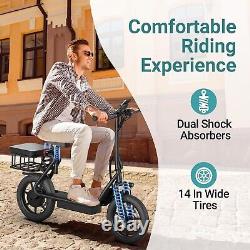 Ladped LPBS Upgraded Electric Scooter for Adults Scooter with Seat E-scooter
