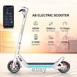 Leqismart Adult Electric Scooter 630w Max Motor Power 40km Long Range E Scooter