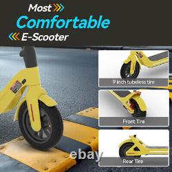 Leqismart Electric Scooter Adult 40KM Long Range Folding Scooter WithAPP Yellow