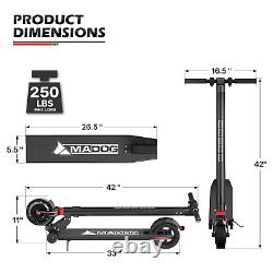 Lightweight Folding Adult Electric Scooter 19 mph High Speed Safe Urban Commuter