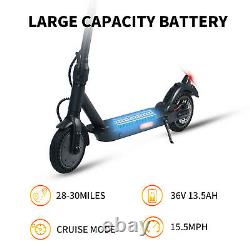 Long Range Electric Scooter 36v Foldable Safe for Adults 13.5Ah 350W 8.5 Tire