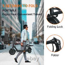 Long Range Electric Scooter 36v Foldable Safe for Adults 13.5Ah 350W 8.5 Tire