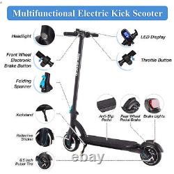 Luckyermore Foldable Electric Scooter Adults Safe Commuter 250W Motorized Light