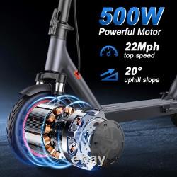 MAXSHOT Electric Scooter for Adults, 8.5/10/14 Tires, 19/22Mph, 350With500W Motor