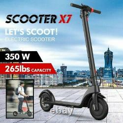 MAX 350W High-Speed Electric Scooter E-Scooter Folding Adult Kick Solid Tires X7