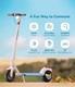 MEGAWHEELS 350W Long Range Electric Scooter Portable Men Women E-Scooter APP