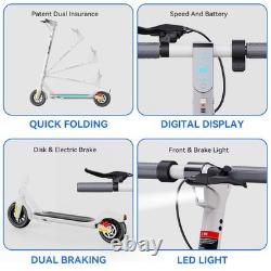 MEGAWHEELS 350W Long Range Electric Scooter Portable Men Women E-Scooter APP