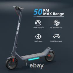 Megawheels Electric Scooter Adult 500W Foldable Commute Long Range 31Miles WithAPP