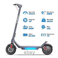 Megawheels Electric Scooter Adult 500W Foldable Commute Long Range 31Miles WithAPP